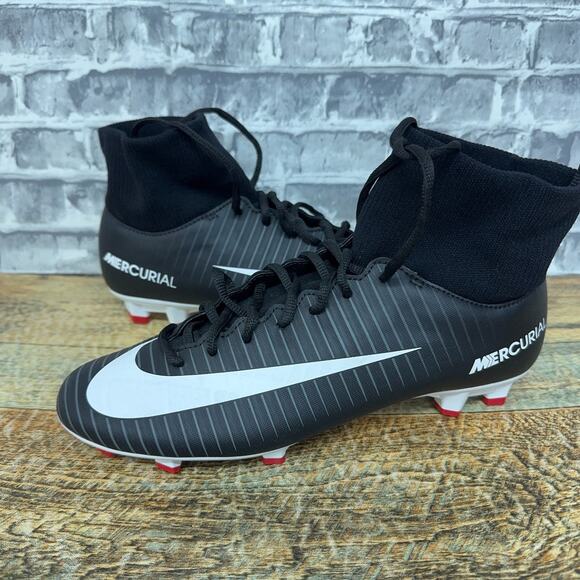 Nike Mercurial Victory VI DF FG Black Soccer Cleats 903609-002 Mens Size 7 New main image 2
